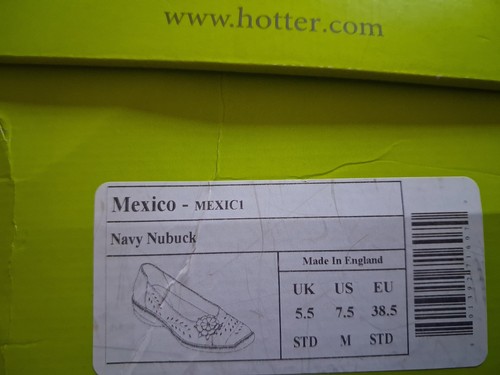 Hotter mexico navy nubuck - hotter,