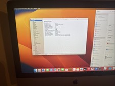Apple iMac 21.5  Desktop Computer 8GB  very good condition 