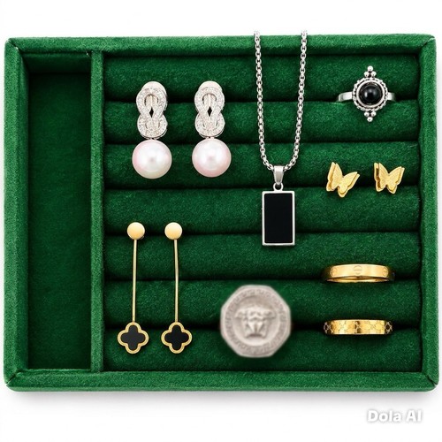 Joblot mix silver gold - joblot,