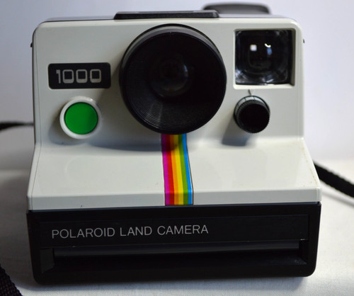 Vintage polaroid land camera - vintage,