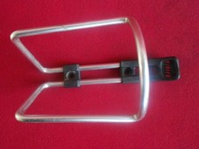 Vintage Elite Road Bike Water Bottle Cage, Lightweight in Silver, 80's, Raleigh