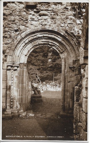 Wensleydale sunlit doorway - a,
