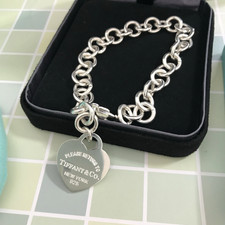 Tiffany heart tag - tag, 7.25"