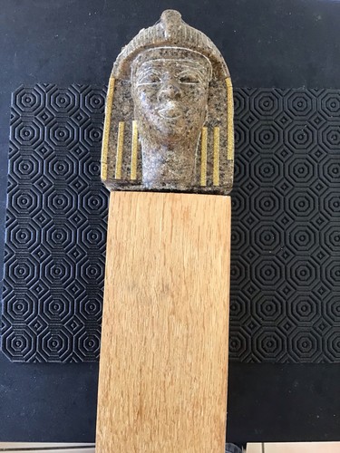 Sculptural granite bust - sculptural,