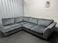 DFS Emelia Grey Corner Sofa 4-5 Seater Delivery Available 