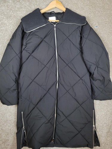 Primark black quilted long - primark,
