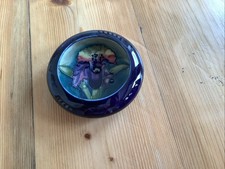 Moorcroft Pottery Trinket Dish/Bowl Signed W Moorcroft