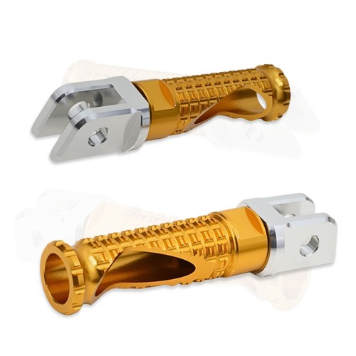 Gold mpro front rider footpegs - mpro,
