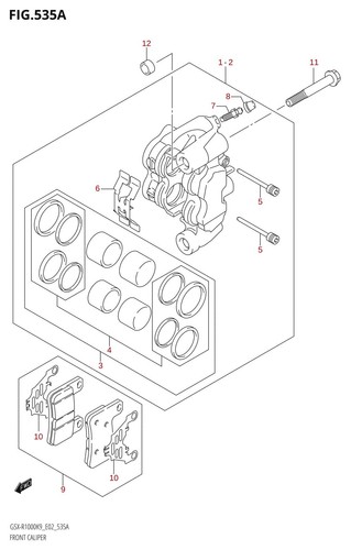 Suzuki genuine bolt 10mm - genuine, x