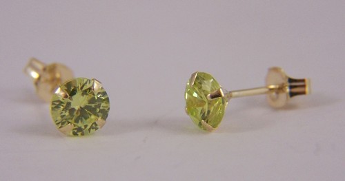 9ct gold 5mm - gold, green