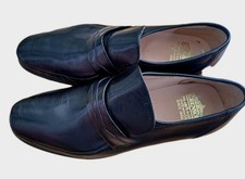 Grenson Vintage Loafers Size 11 G Black Leather