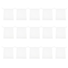 15pcs Practical Home Wash Bags Laundry Bags Plastic Drawstring Laundry