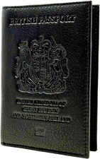 Leather passport cover - passport,