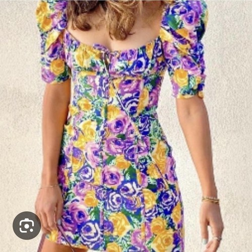 Zara floral mini - zara, l
