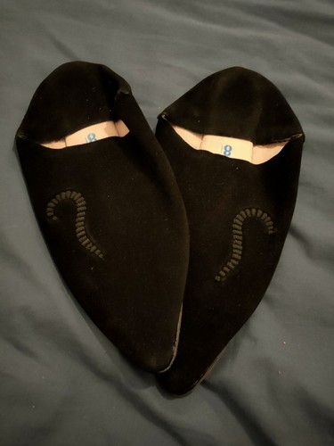 New moroccan babouches black - new,