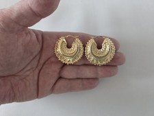 9ct Gold Fancy Creoles 33MM