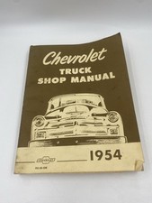 1954 Chevrolet Truck Shop Manual RS-56-SM Front Page Damage READ