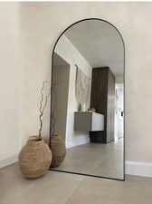 Full Length Black Arched Large