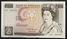 Old ten pound - ten, £10