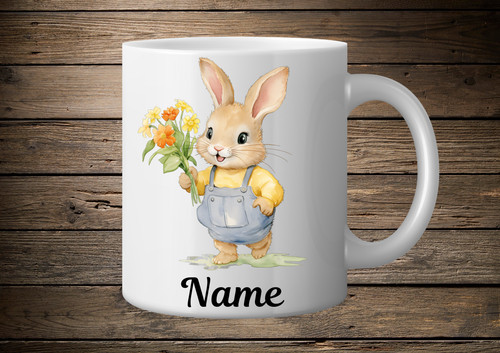 Easter rabbit bunny 11oz - easter,