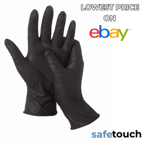 Disposable black nitrile - black,