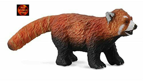 Red panda wildlife toy model - toy,