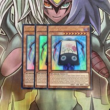 DRL3-EN032 x3 Flower Cardian Zebra Grass Ultra Rare Excellent Condition Yugioh