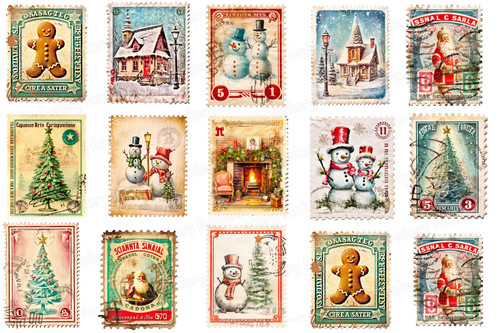 Christmas vintage cupcake - christmas,