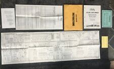 Bally 1959 Deluxe Club Bowler. Parts Catalog Manual & Schematic score unit chart