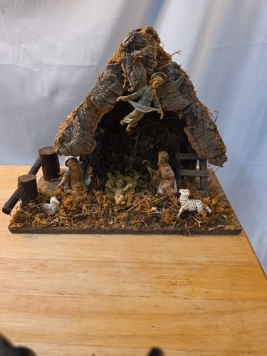 Vintage italian nativity set - vintage,