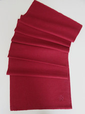 Dunhill mens scarf 100% cashmere burgundy NEW winter warm luxury wool designer