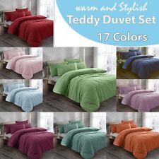 Teddy Bear Fleece Duvet Cover