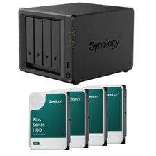 Synology DS425+ NAS Server 2.5GbE 16TB-64TB HAT3300/HAT5300 HDD's Custom Config