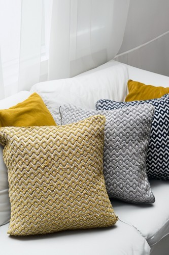 Cotton cushion cover - cover, zig