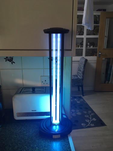 Working lamp tower light - working,