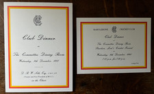 Marylebone Cricket Club Dinner