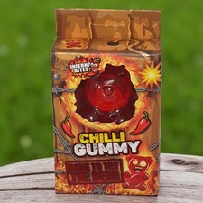 Inferno Bites Chilli Gummy Bear Extreme Hot Challenge Giant Sweet – Packs availa
