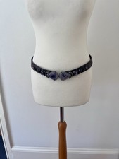 Grey Suede Jewel & Crystal