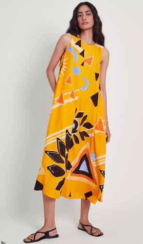 Monsoon sleeveless midi - sleeveless, dress