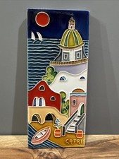 Vintage Ceramic Wall Plaque