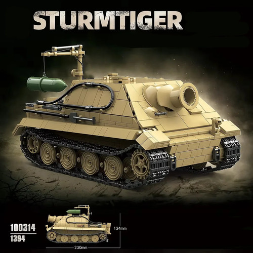 Army sturmtiger tank - tank, building