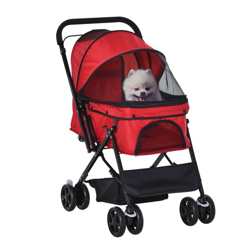 Pawhut pet stroller dog - pawhut,