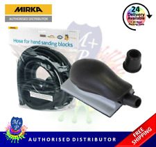 Mirka Abranet Hand Dust Extraction Sanding Block 70x125mm & Dust Extraction Hose