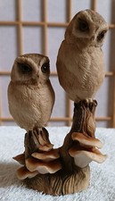 Vintage Teviotdale figurine: Owlet pair by D Edlmann 1986,  14cm. VGC
