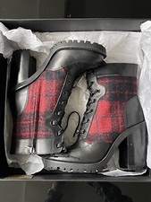 Coach Women’s Hedy Red Plaid