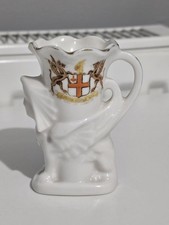 Minature Vintage City Of London Crested China Pitcher