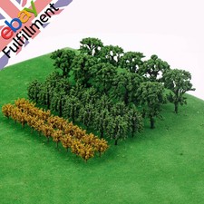 50pcs Plastic Miniature Trees