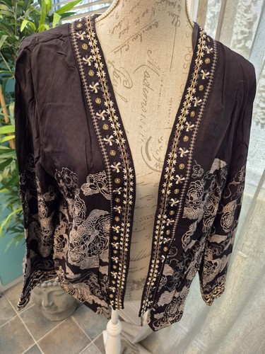 Monsoon black deco patterned - monsoon,