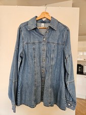 H&M denim shirt/shacket size