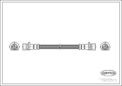 Corteco 19032513 brake - 19032513, hose